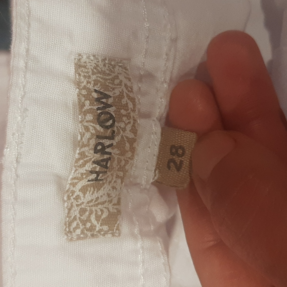White Straight-Leg Pants - Picture 6 of 7